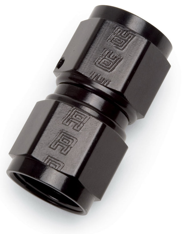 640013 | FEMALE #8 SWIVEL COUPLER BLACK