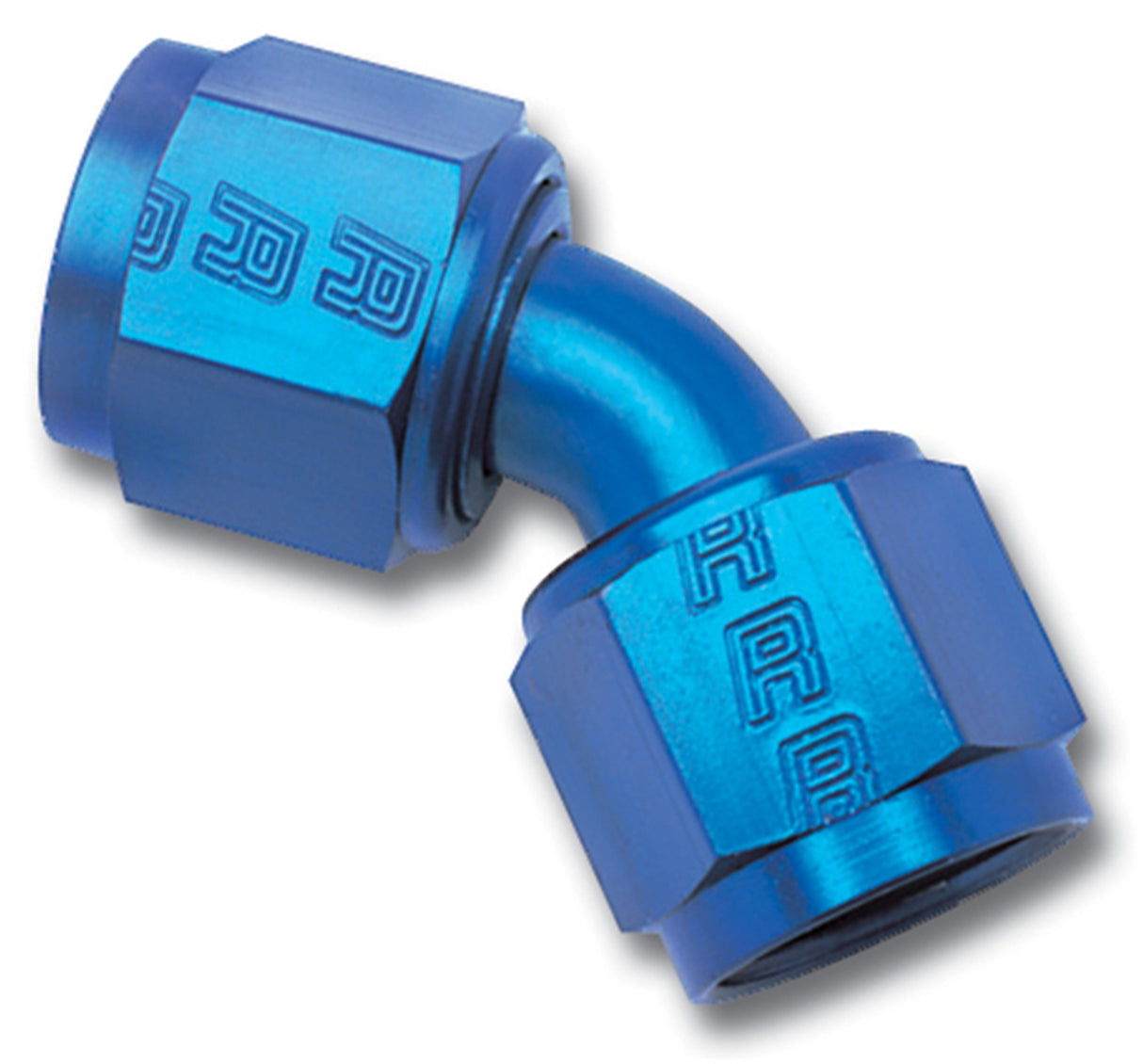 640150 | ANODIZED -4 45DEG FEMALE SWIVEL COUPLER