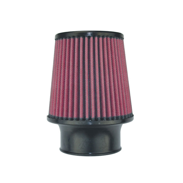 Injen X-1017-BR 3 inch red 8-layer oiled cotton gauze air filter Stand up View