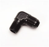 660823 | ELBOW, 90-DEG X #6 FLARE X 1/4" NPT - BLACK