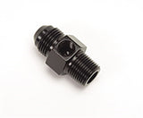 670083 | FLARE #8 X 3/8 NPT W/ 1/8 FEMALE NPT - BLACK