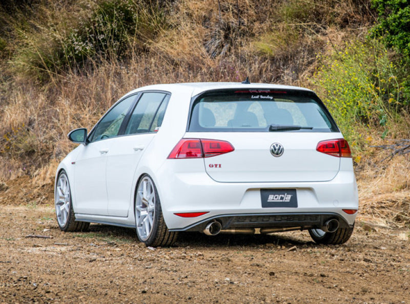 Borla S-Type Catback Exhaust w/Stainless Brushed Tips 15-17 Golf GTI MK7 only