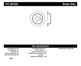 StopTech 06-10 Lexus IS 250/IS 300/IS 350 SportStop Slotted & Drilled Left Rear Rotor