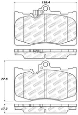 StopTech Street Select Brake Pads - Front