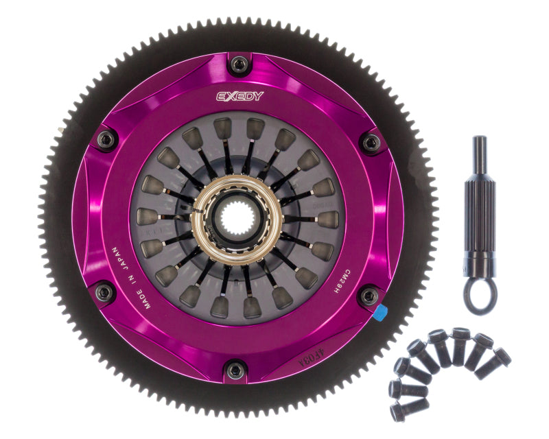 Exedy 2004-2014 Subaru Impreza WRX STI H4 Hyper Twin Cerametallic Clutch Sprung Center Disc Pull | FM022HD