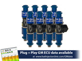 IS300-1200H | Fuel Injector Clinic Injector Set (High-Z) 1200cc (130 lbs/hr at OE 58 PSI fuel pressure) for LT1, LT4 engines