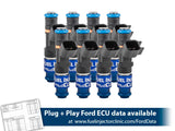 IS402-0650H | Fuel Injector Clinic Injector Set (High-Z) 650cc (62 lbs/hr at 43.5 PSI fuel pressure) for Mustang GT (1987-2004)/ Cobra (1993-1998)