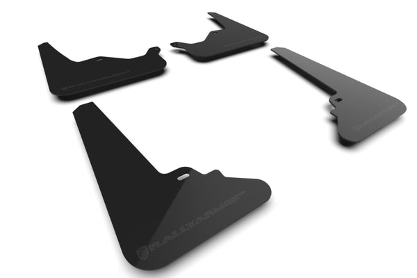 Rally Armor 2021–2026 Tesla Model S & Model S Plaid UR Mud Flaps – Black/Metallic Black