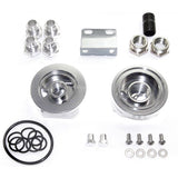 Blox Remote Oil Filter Relocation Kit - Polished