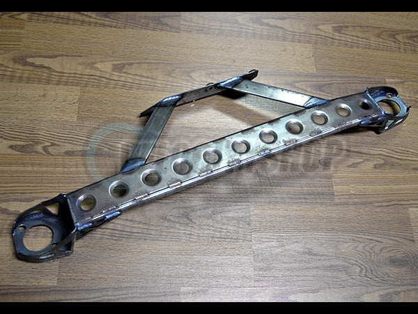 Circuit Hero Raw Mild Steel Front 3-Point Strut Tower Bar 92-00 Civic | 94-01 Integra
