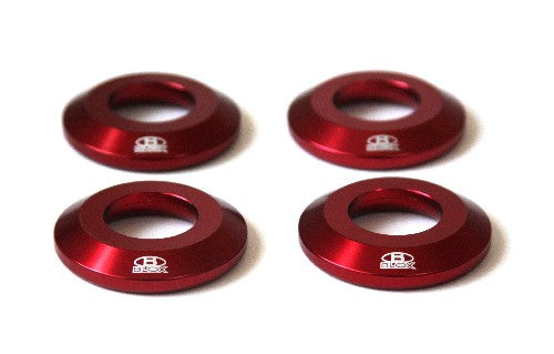 Blox RIGID COLLAR DIFFERENTIAL BILLET S2000 Differential Collar Kit, red Honda S2000, All