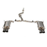 Blox EXHAUST SYSTEM CAT-BACK 3" DUAL DESIGN 2015-2018 Subaru WRX, STi T304 Stainless Steel