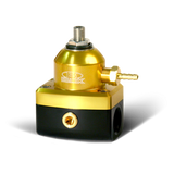 Blox FUEL PRESSURE REGULATOR ADJUSTABLE 2-PORT FPR Competition 2-Port FPR / Universal Design Gold/Black