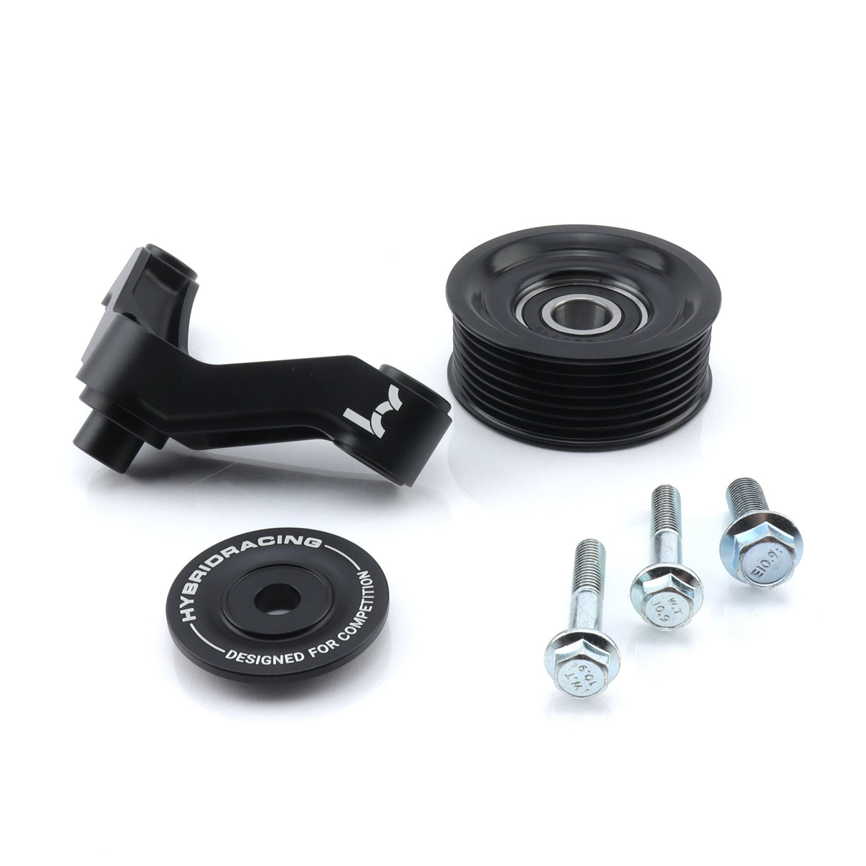 Hybrid Racing K-Series Idler Bracket & Pulley Kit K20A2/A3/Z1/Z3 & K24A2/A4/A8 (USDM) HYB-IDB-01-02