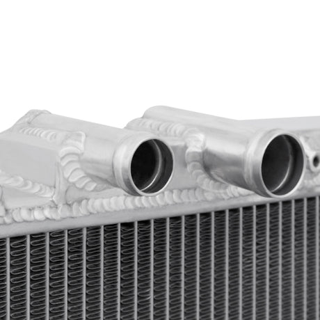 Mishimoto Civic Si radiator inlet and outlet neck detail