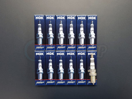 NGK Iridium IX Spark Plugs (12) for 2004-2006 760i 6.0 V12 | 2 Steps Colder