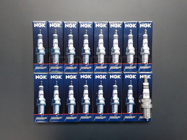 NGK Iridium IX Spark Plugs (16) for 1999-2001 ML430 4.3 | 2 Steps Colder