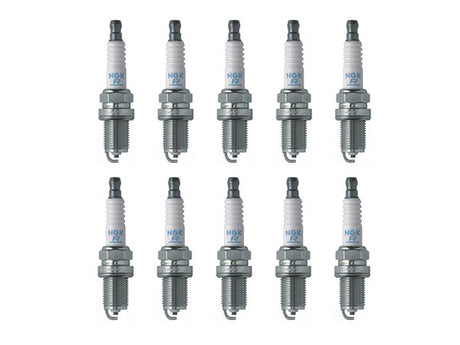 NGK V-Power Spark Plugs (10 Plugs) for 1994-1996 Ram 2500 8.0 Two Steps Colder