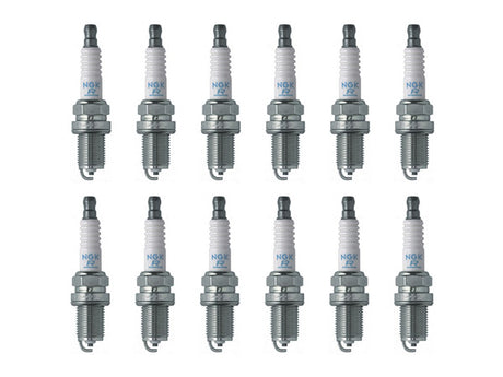 NGK V-Power Spark Plugs (12 plugs) for 1995-1996 750iL 5.4 Two Steps Colder