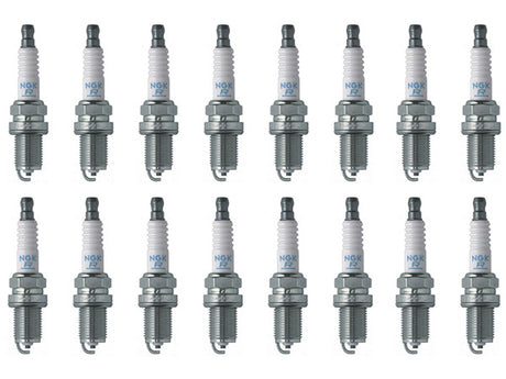 NGK V-Power Spark Plugs (16 plugs) for 2005-2011 SLK55 AMG 5.5 One step Colder