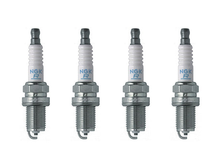 NGK V-Power Spark Plugs (4 Plugs) for 1992-1994 Protege 1.8 DOHC One Step Colder