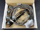 Russell 696510 DOT stainless braided brake hose kit for 2005-2006 Ford F-250 and F-350 Super Duty 4WD with 6-inch lift