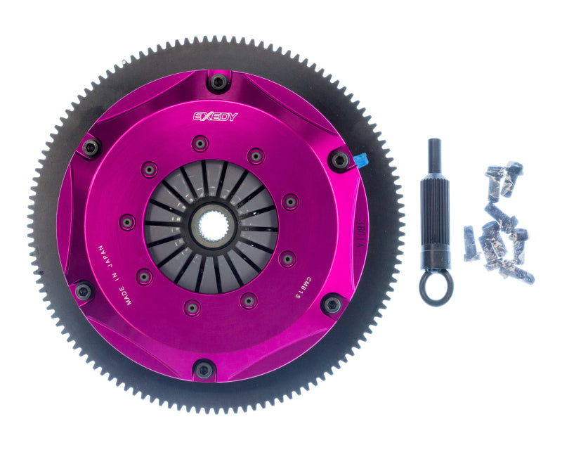 Exedy 2006-2006 Saab 9-2X Aero H4 Hyper Twin Cerametallic Clutch Sprung Center Disc Push Type Cover | FM032SD
