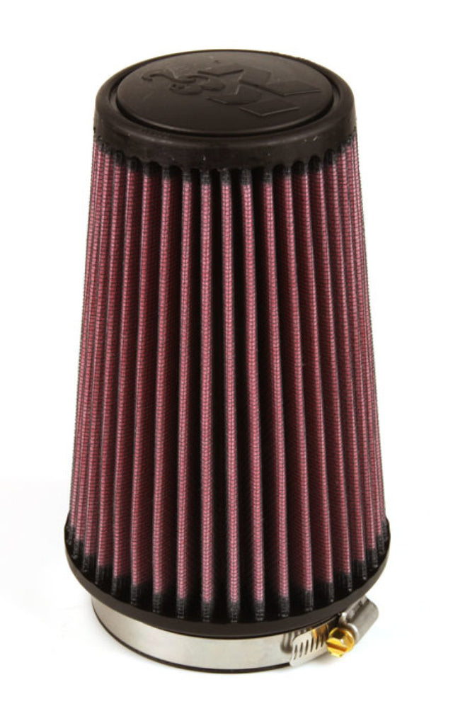 K&N RU-3130 High-Flow universal air filter with 3.5 inch flange