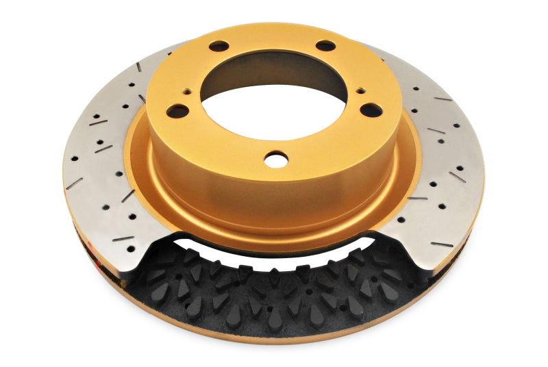 DBA Toyota Cruiser Rear Drilled & Slotted 4000 Series Rotor