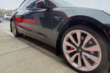Rally Armor 17-22 Tesla Model 3 Black UR Mud Flap w/ Red Logo