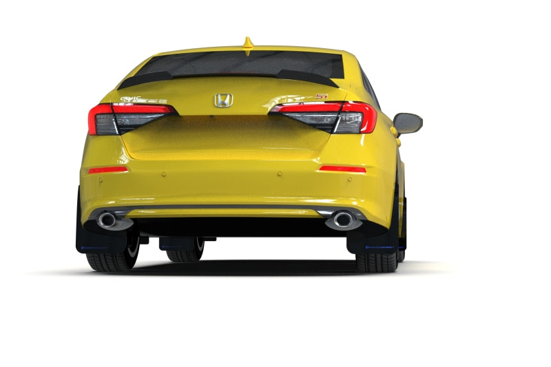 Rally Armor 2022 Honda Civic (Incl. Si/Sport/Touring) Black UR Mud Flap w/ Grey Logo