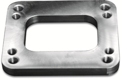 Blox PERFORMANCE DIY INLET FLANGE T3 & T4 DUAL PATTERN, OPEN T3 & T4 Dual Pattern Inlet Flange - Open 1018 Mild steel