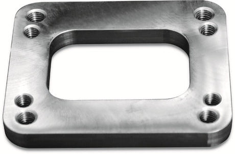 Blox PERFORMANCE DIY INLET FLANGE T3 & T4 DUAL PATTERN, OPEN T3 & T4 Dual Pattern Inlet Flange - Open 1018 Mild steel
