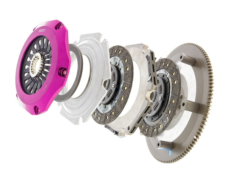 Exedy 04-17 Subaru WRX STI EJ255/EJ257 2.5L Twin-Organic Clutch Kit | FM022SDF