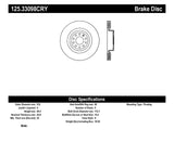 Stoptech 06-10 Audi A3 / 08-10 TT / 99-10 TT Quattro / 09 VW CC Front High Carbon CRYO-STOP Roto