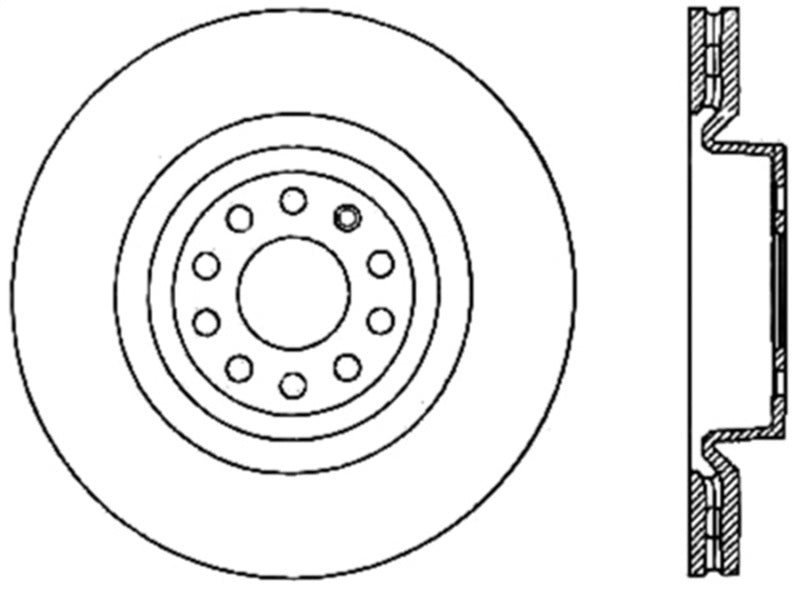 StopTech Drilled Sport Brake Rotor