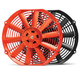 Blox ELECTRIC FANS 12" BLACK SLIM FAN 12" Electric Slim Fan - Black Universal