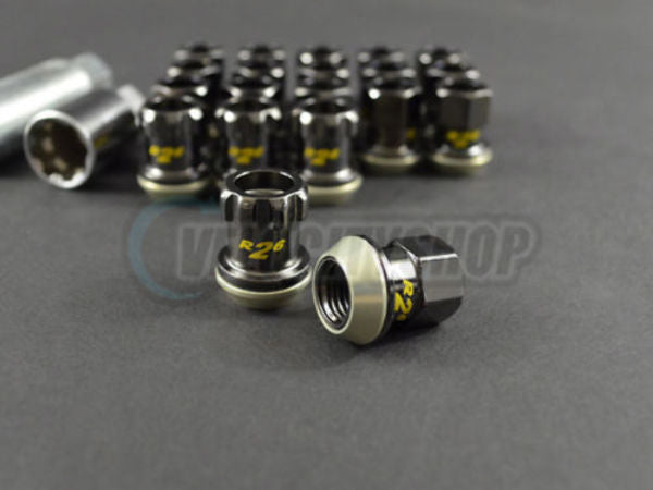 Project Kics R26 Racing Composite Lug Nuts 12 x 1.25mm (20 pcs)