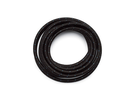 Russell ProClassic -6 AN Nylon Fiber Braided Black Hose 10 Feet Length