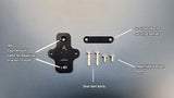 Poor Sport E85 Flex Fuel Sensor Mounting Bracket fits AEM and GM sensor
